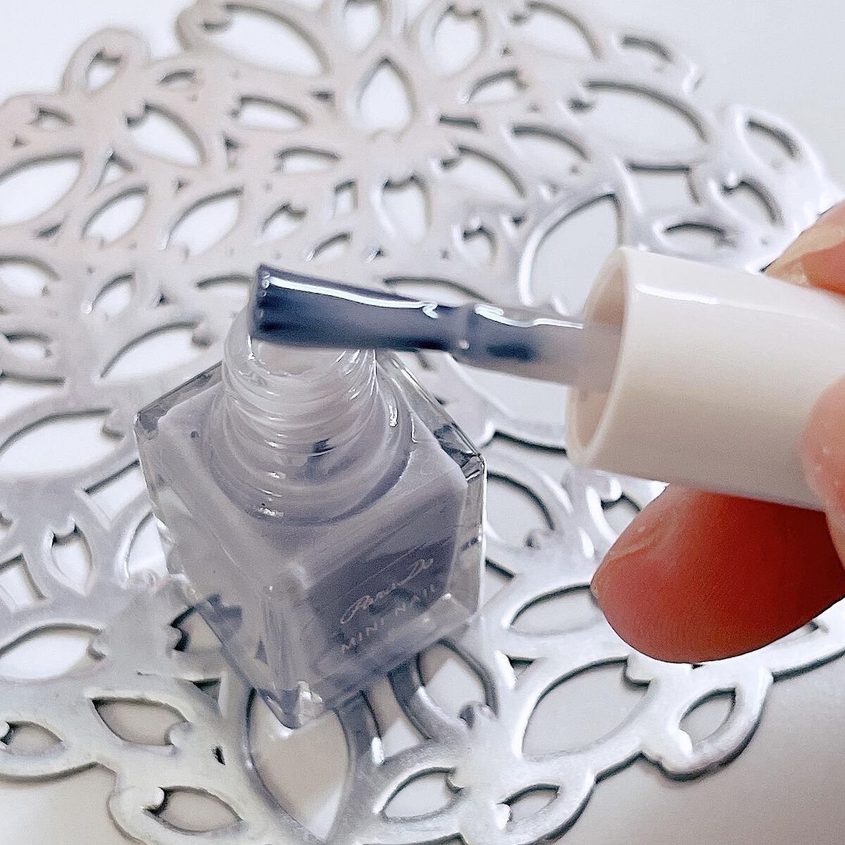 ミニネイル WT02 ミルキークォーツ/パラドゥ/マニキュアを使ったクチコミ（3枚目）