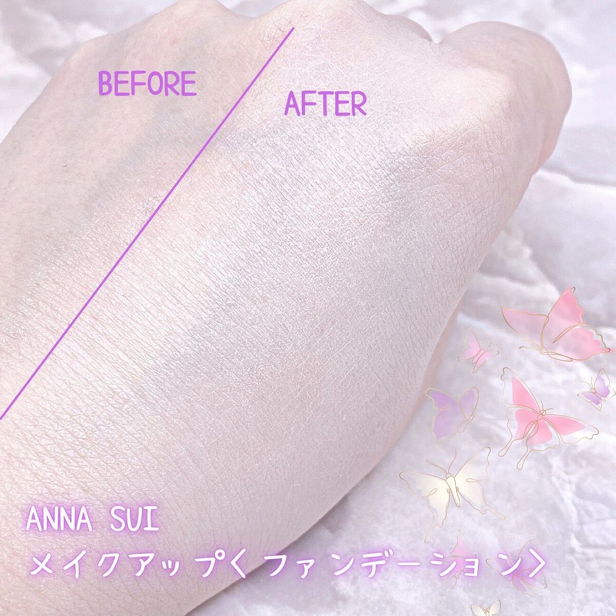 メイクアップ 00/ANNA SUI/パウダーファンデーションを使ったクチコミ（3枚目）