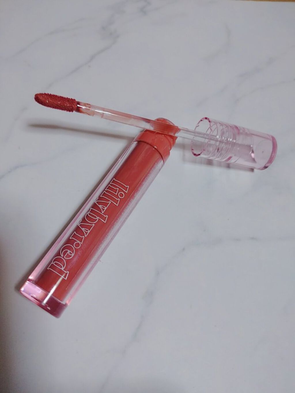 Glassy Layer Fixing Tint/lilybyred/口紅を使ったクチコミ（1枚目）