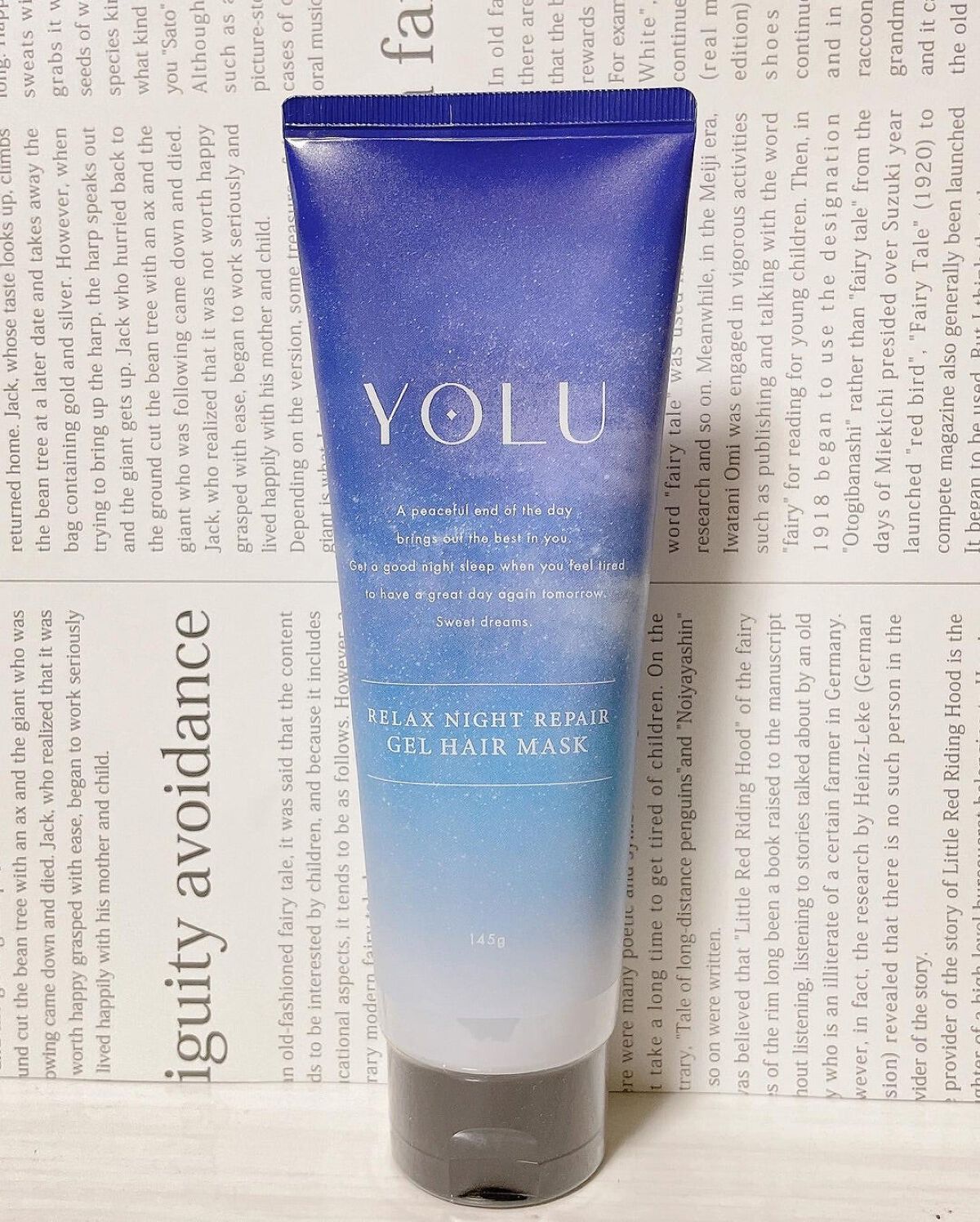 リラックスナイトリペアジェルヘアマスク/YOLU/ヘアマスク・ヘアパックを使ったクチコミ(1枚目)