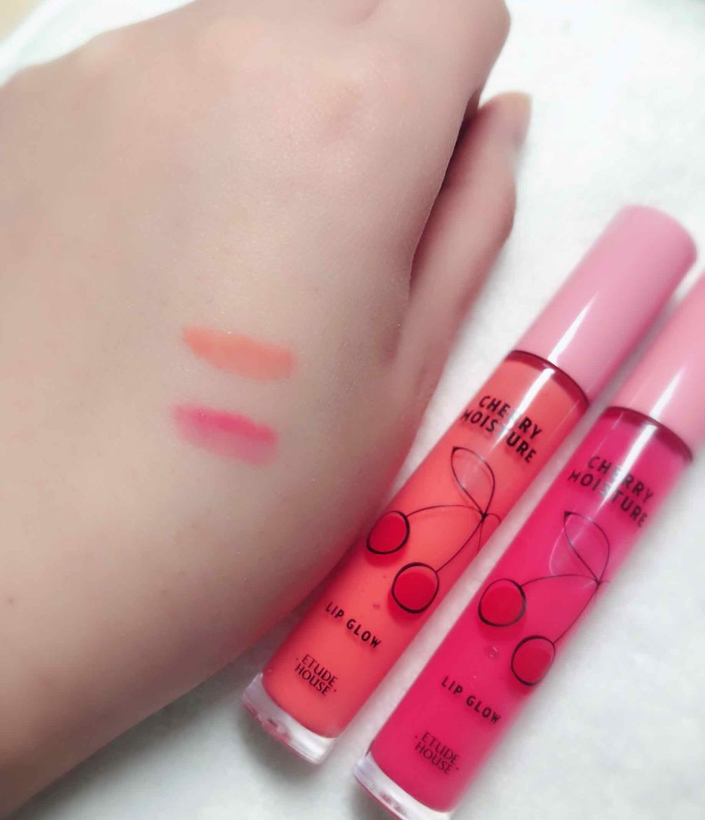 チェリーモイスチャー リップグロウ/ETUDE/リップグロスを使ったクチコミ(2枚目)