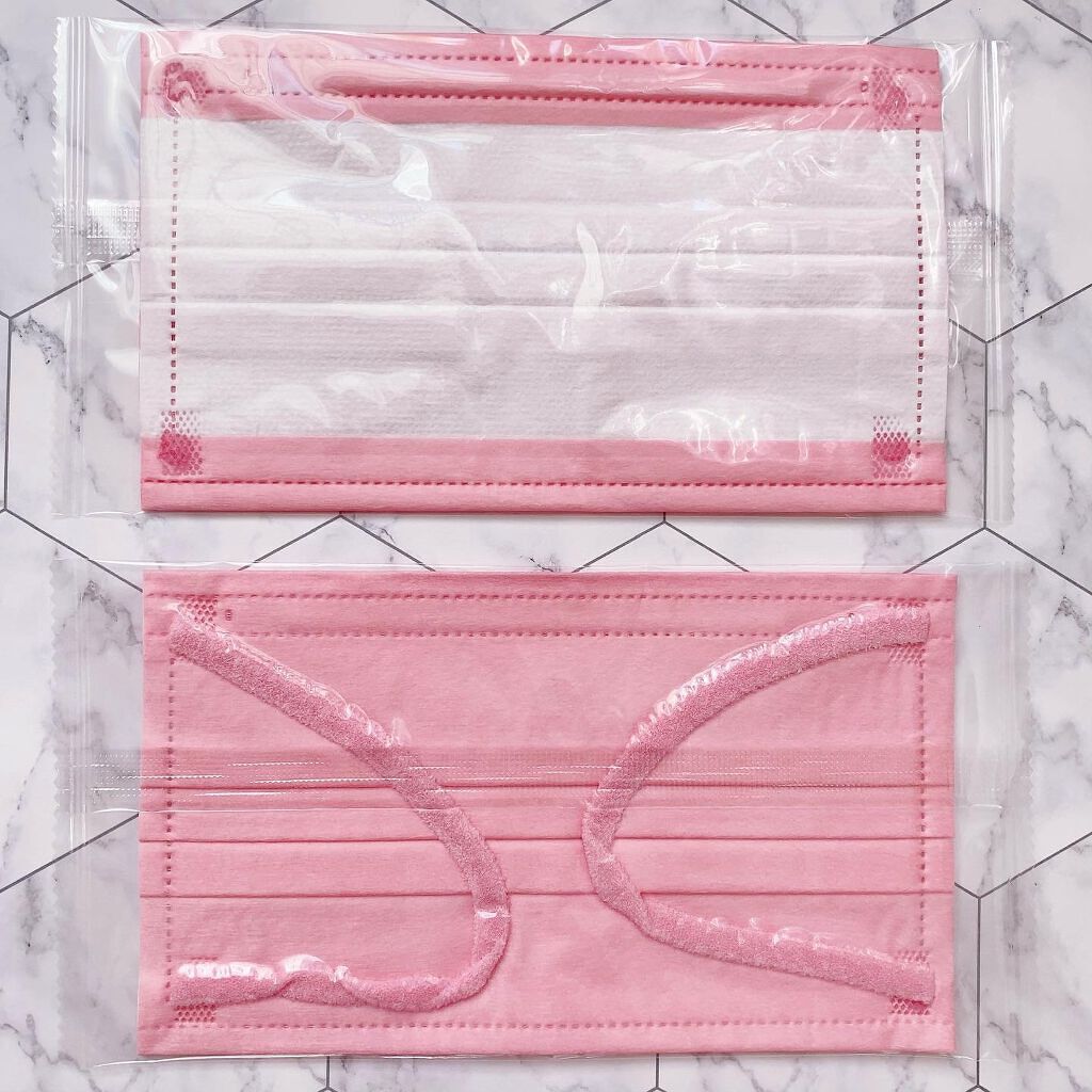 スパンレース不織布カラーマスク/ISDG 医食同源ドットコム/マスクを使ったクチコミ(2枚目)