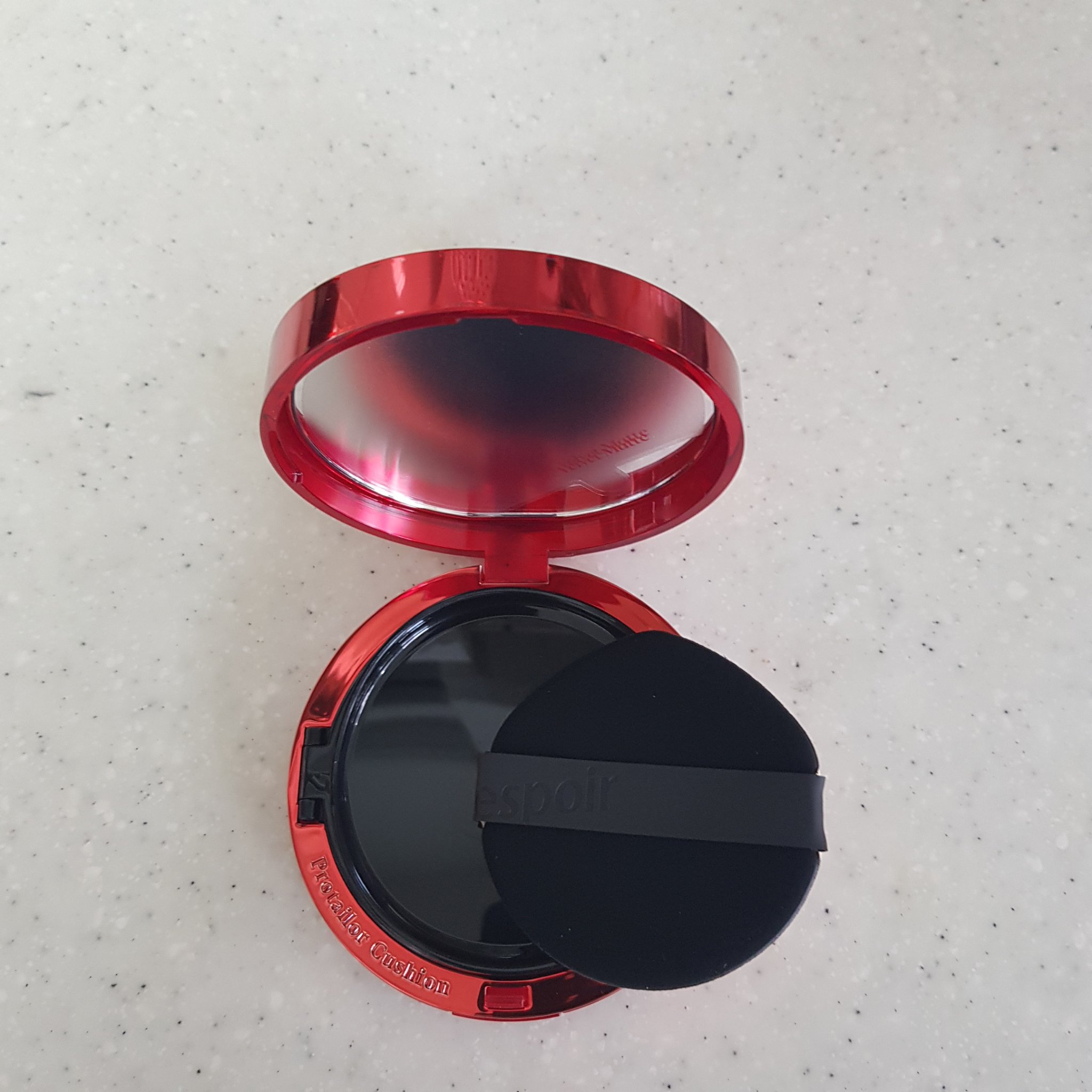 プロテーラービーベルベットカバークッション 21 アイボリー/espoir/クッションファンデーションを使ったクチコミ（3枚目）