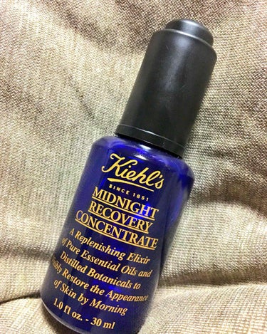 キールズ ミッドナイトボタニカル コンセントレート/Kiehl's/フェイスオイルを使ったクチコミ（1枚目）