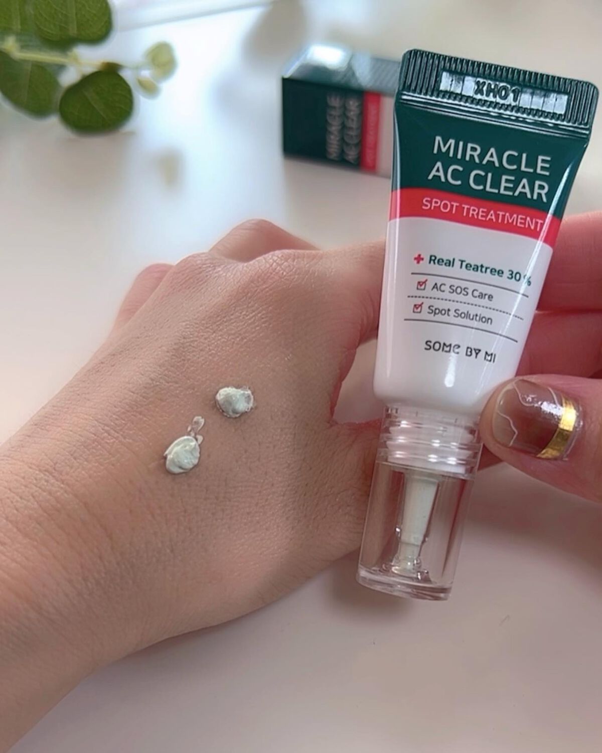 ミラクルアクネクリアスポットトリートメント/SOME BY MI/美容液を使ったクチコミ（2枚目）