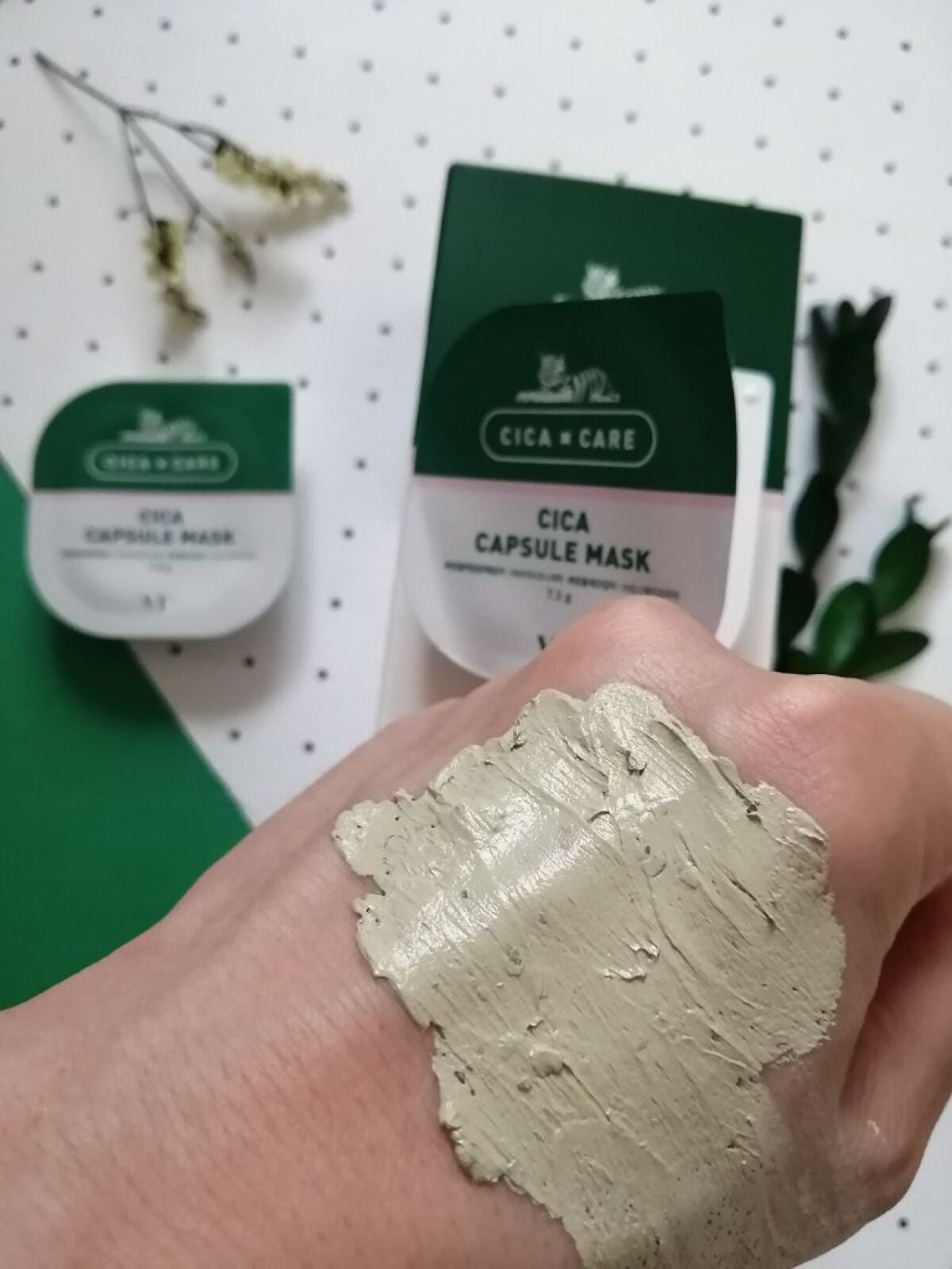 CICA カプセルマスク/VT/洗い流すパック・マスクを使ったクチコミ(3枚目)