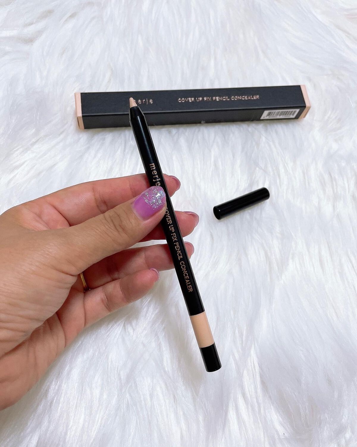 merje カバーアップフィックスペンシルコンシーラーのクチコミ「merje
カバーアップフィックスペンシルコンシーラー
02 NATURAL BEIGE
⁡
.....」（2枚目）