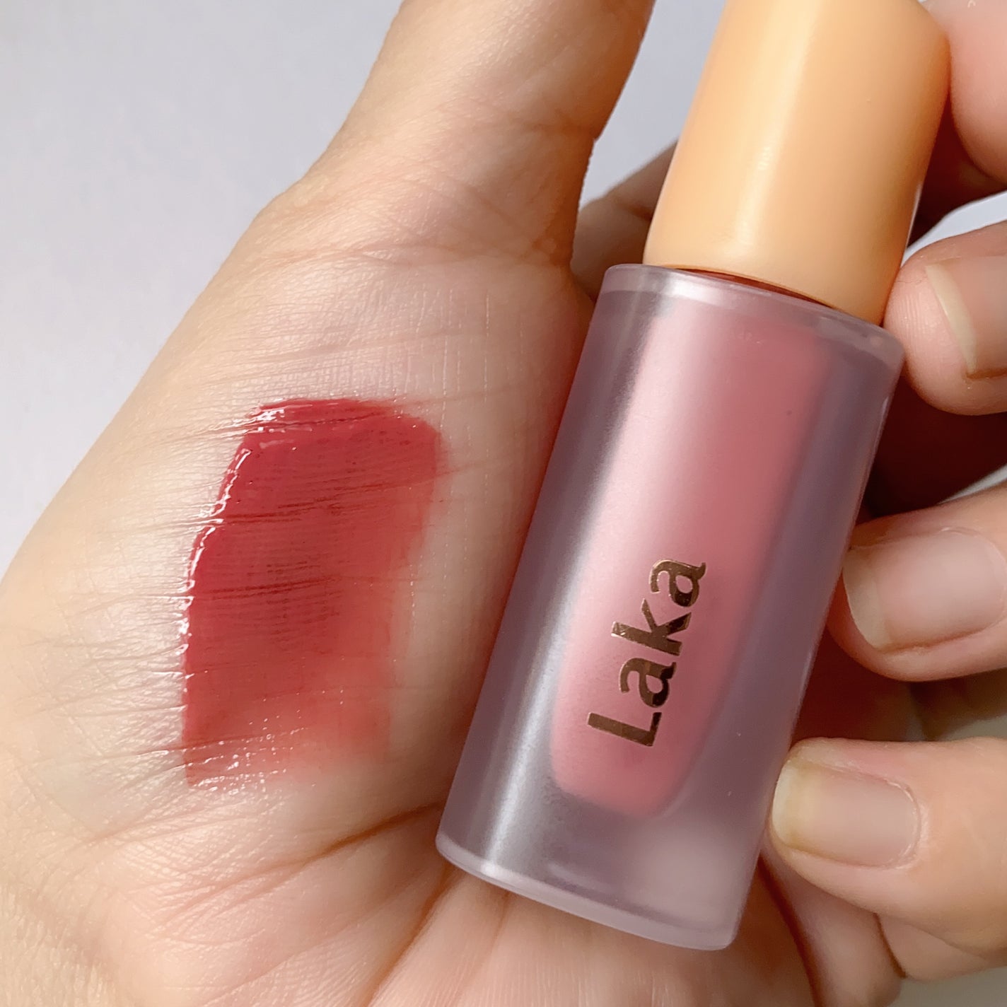 フルーティーグラムティント/Laka/リップティントを使ったクチコミ(5枚目)