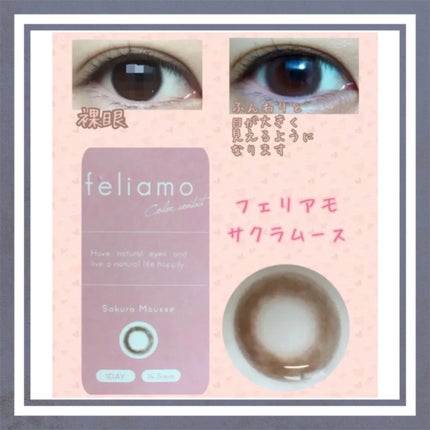 feliamo 1day/feliamo/ワンデー(1DAY)カラコンを使ったクチコミ(1枚目)