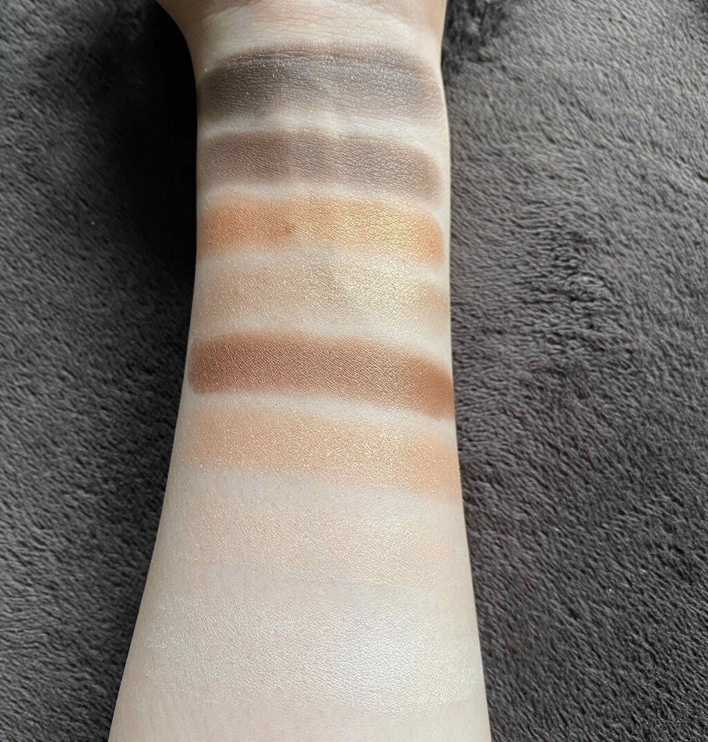 グラマラスヌード アイパレット (クリスマスコフレ 2017)/Visée/メイクアップキットを使ったクチコミ(3枚目)