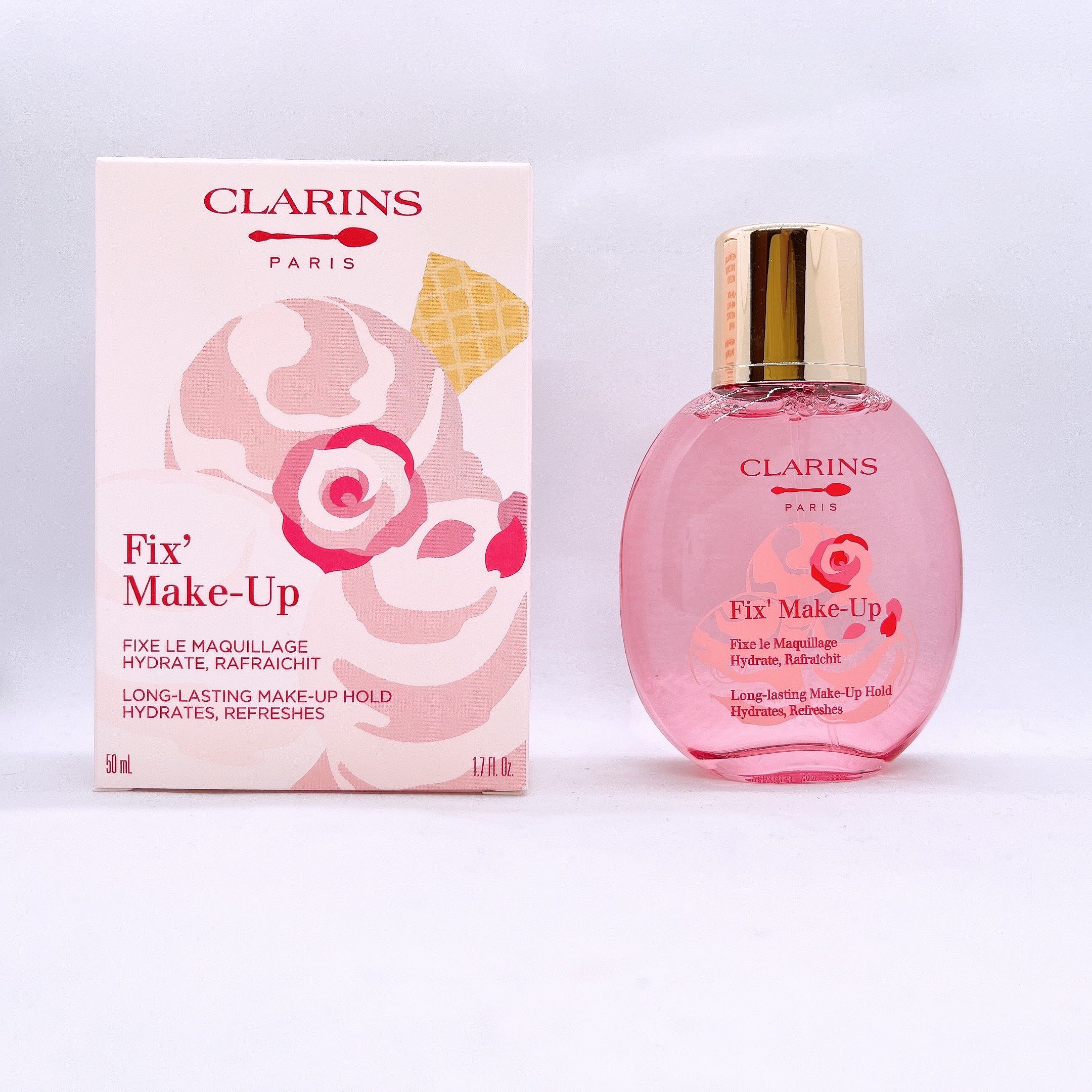 CLARINS フィックス メイクアップ Pのクチコミ「CLARINSのフィックス メイクアップ Pを使用しました😊
フランスのパティスリーをイメージ.....」（1枚目）