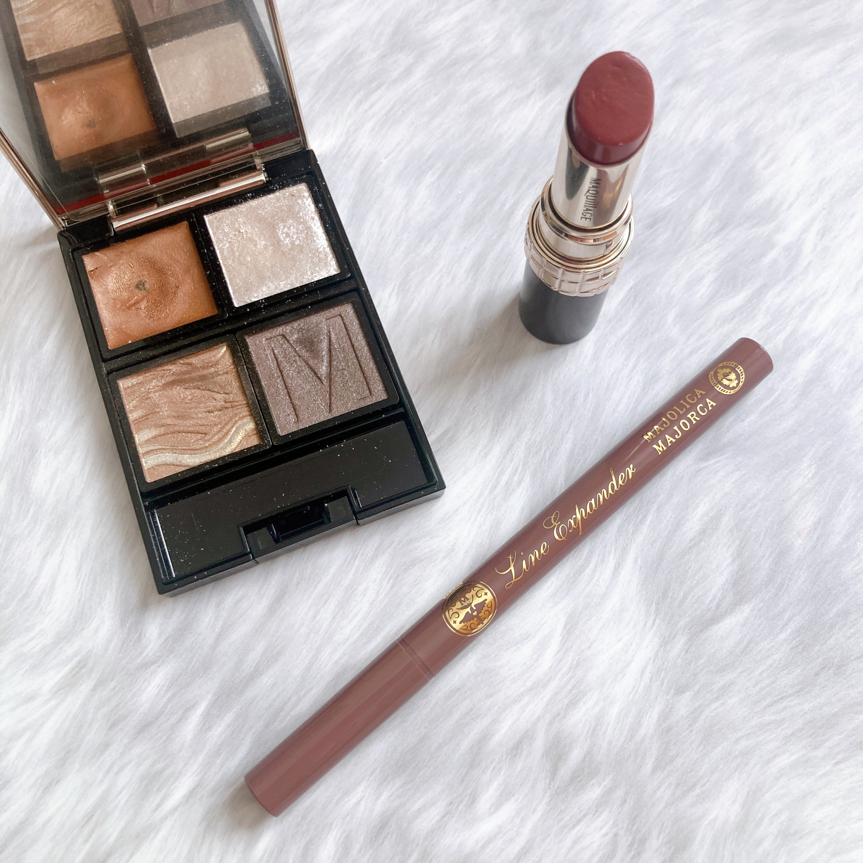 ドラマティックアイカラー (パウダー)/(クリーム)/マキアージュ/アイシャドウパレットを使ったクチコミ（1枚目）