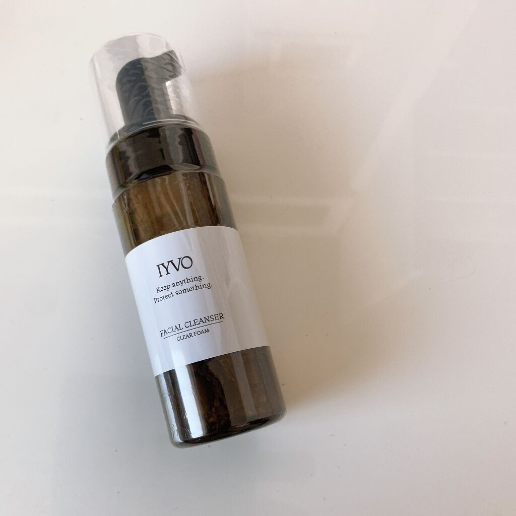 フェイシャルクレンザー クリアフォーム/IYVO/洗顔フォームを使ったクチコミ（1枚目）