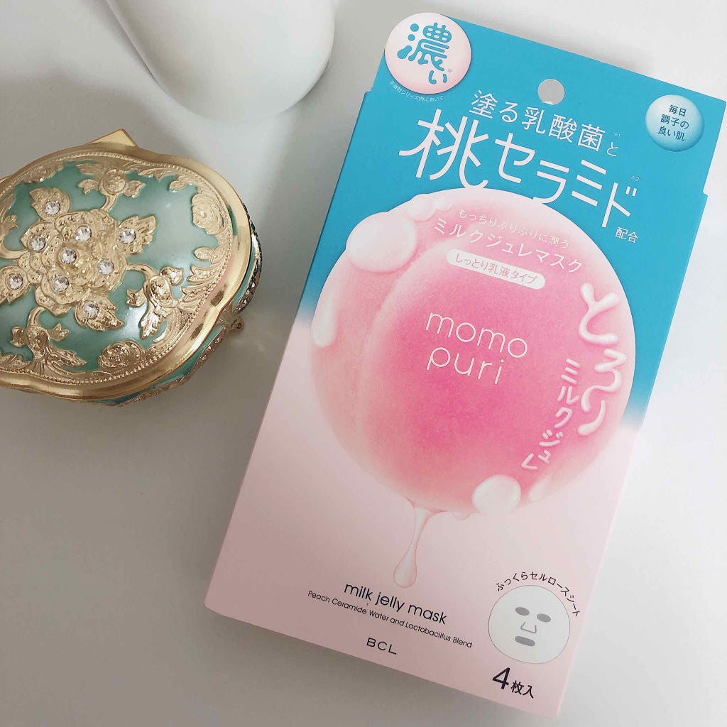 潤い濃密ミルクジュレマスク/ももぷり/シートマスク・パックを使ったクチコミ(1枚目)