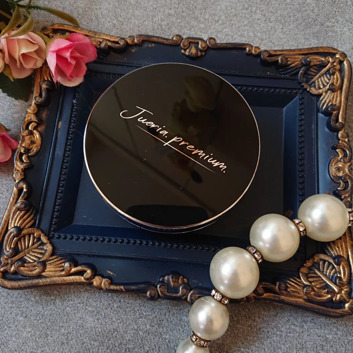 プレミアムニードルファンデーション ナチュラルベージュ/ジュエリアプレミアム/クッションファンデーションを使ったクチコミ（2枚目）