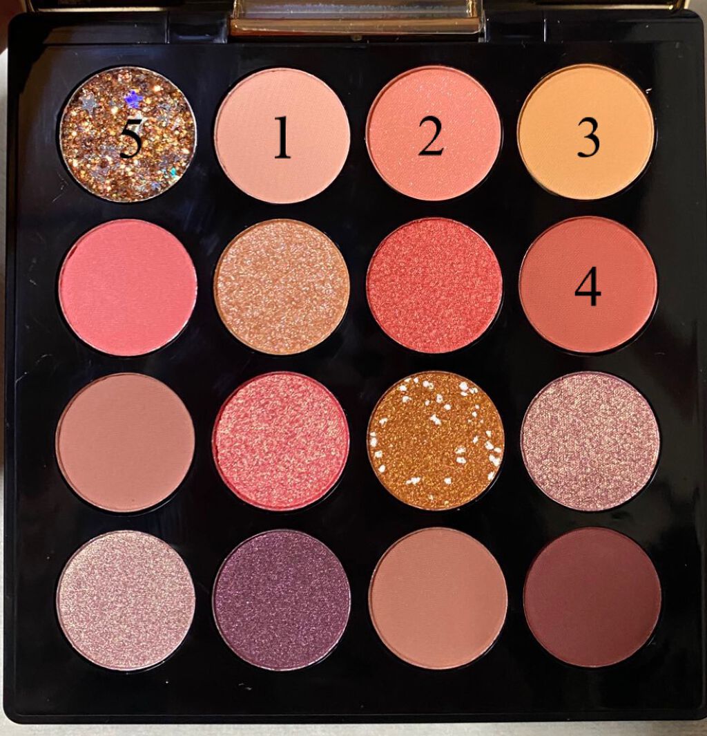 大英博物館 エジプトシリーズ アイシャドウパレット/ZEESEA/アイシャドウパレットを使ったクチコミ（3枚目）