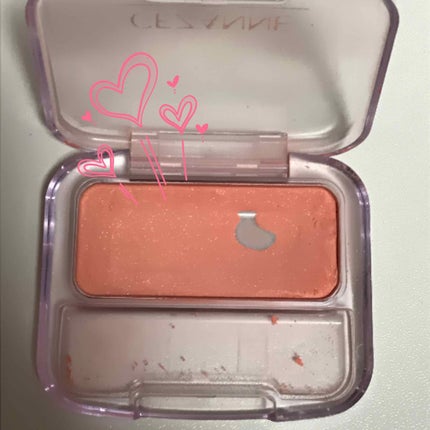 ナチュラル チークN/CEZANNE/パウダーチークを使ったクチコミ(1枚目)