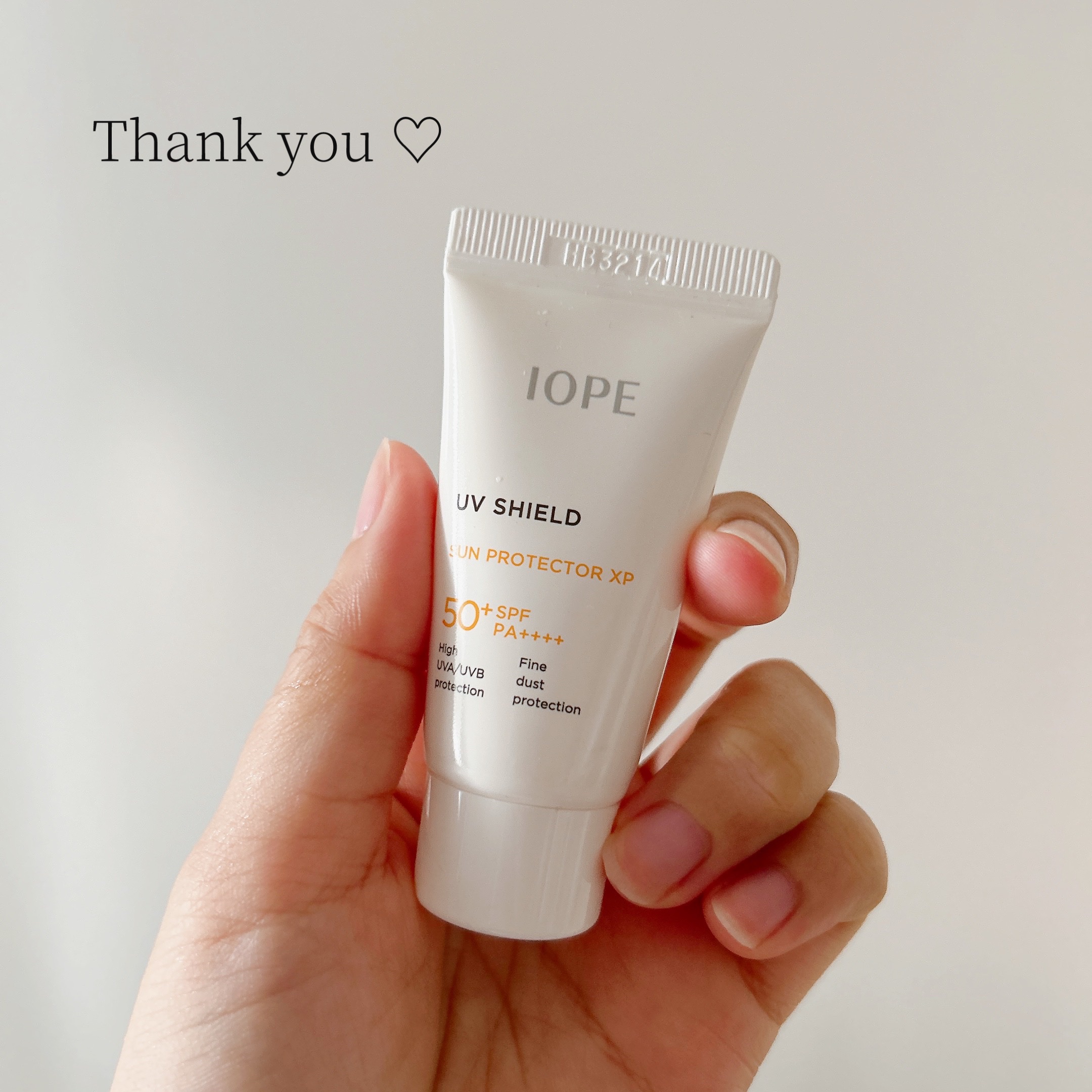 IOPE UV SUN PROTECTER EXのクチコミ「\ 使い切りレビュー🤍 /

IOPEの日焼け止めミニサイズ使い切り！
ほのかに良い香りがする.....」（1枚目）