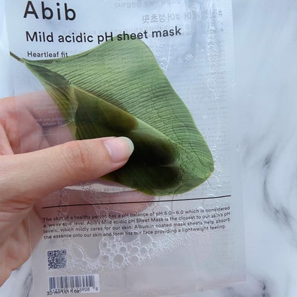 弱酸性pHシートマスク ドクダミフィット/Abib /シートマスク・パックを使ったクチコミ(4枚目)