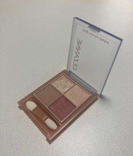 ベージュトーンアイシャドウ/CEZANNE/アイシャドウパレットを使ったクチコミ(2枚目)