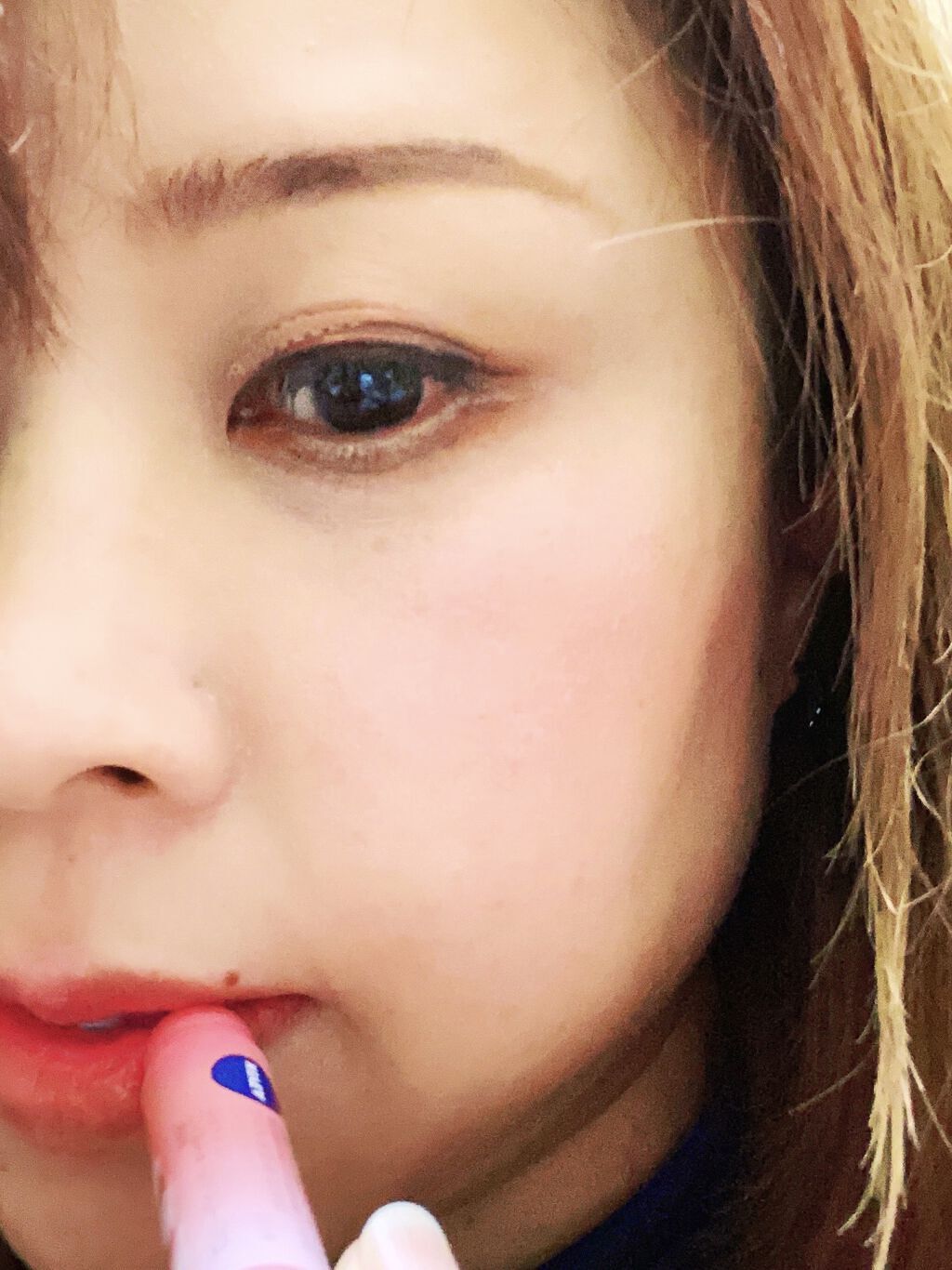 モイストピュアカラーリップ/ニベア/リップクリームを使ったクチコミ（1枚目）