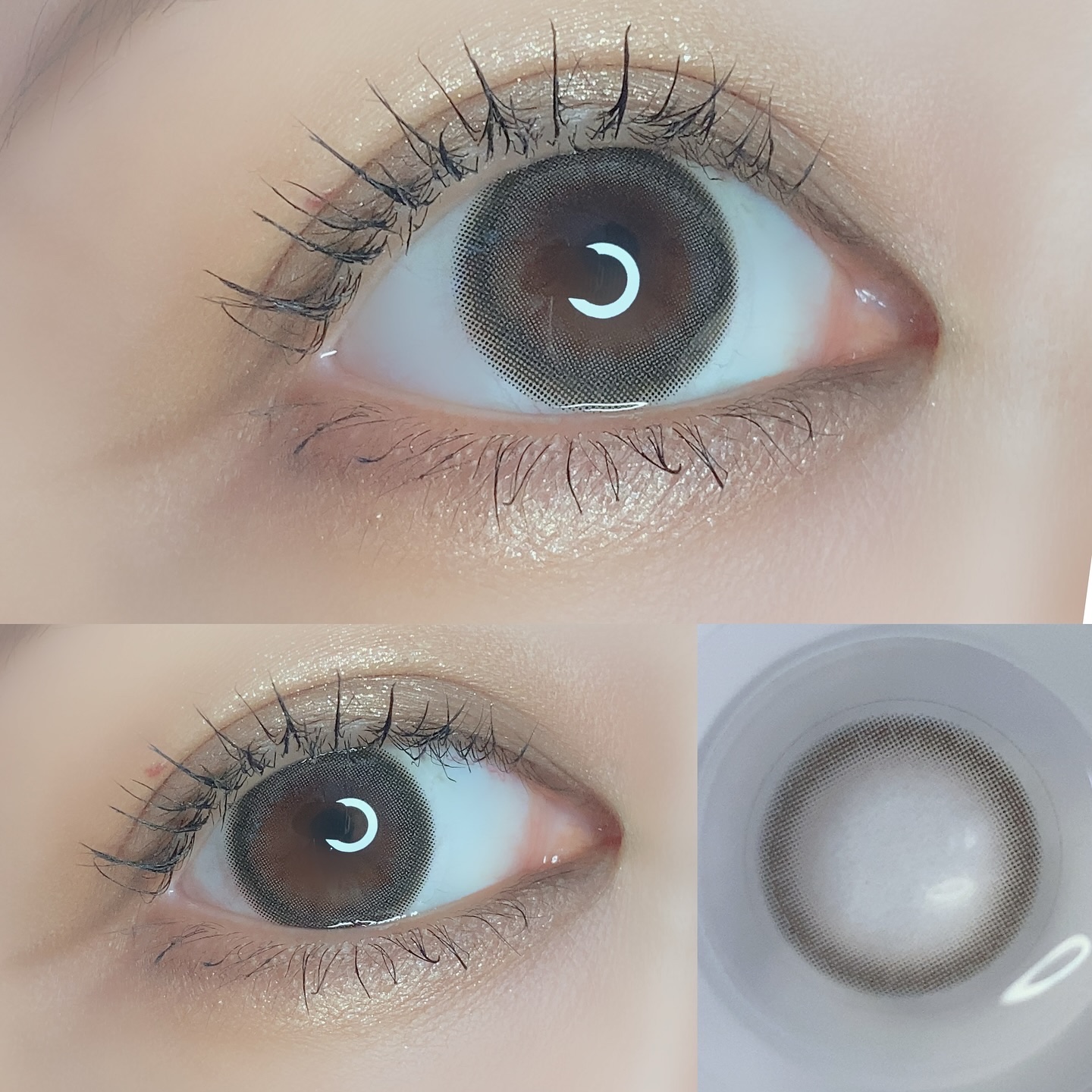 MiiYuu 1day Tulle Olive（チュールオリーブ）/MiiYuu/ワンデー（１DAY）カラコンを使ったクチコミ（3枚目）