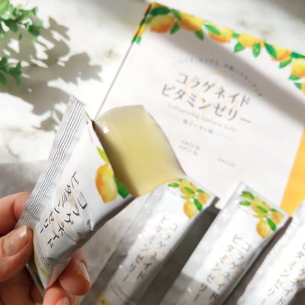 コラゲネイドビタミンゼリー(柚子レモン味)/新田ゼラチンダイレクト/美容サプリメントを使ったクチコミ(6枚目)