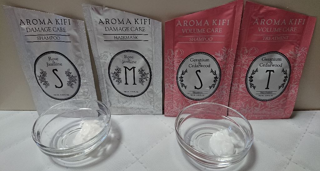 アロマキフィ ダメージケア トライアルセット/AROMA KIFI/トライアルキットを使ったクチコミ（1枚目）