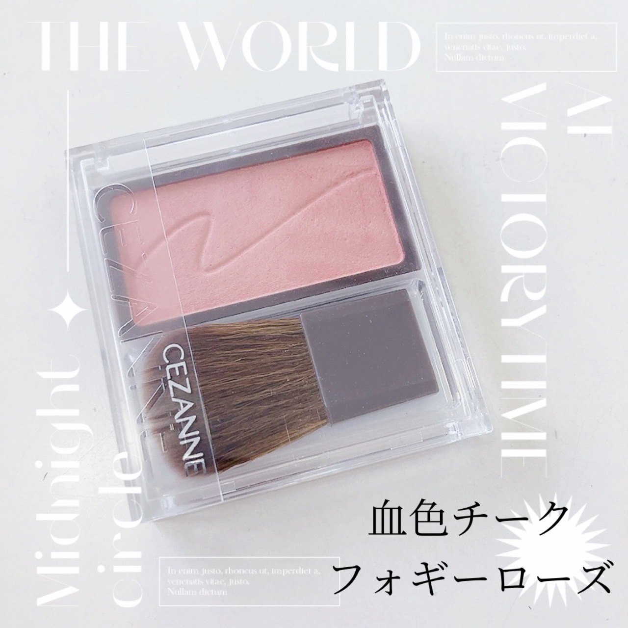 チークブラッシュ/CEZANNE/パウダーチークを使ったクチコミ（1枚目）