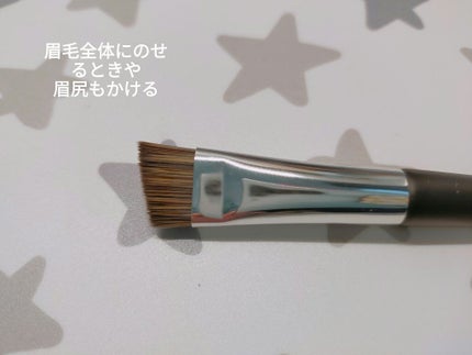 ダブルエンドアイブロウブラシ スマッジタイプ/ロージーローザ/メイクブラシを使ったクチコミ(2枚目)