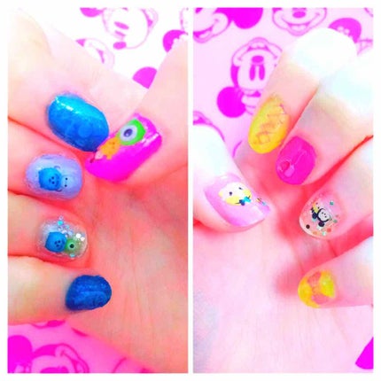 ITGグリッターネイル/DAISO/マニキュアを使ったクチコミ(1枚目)