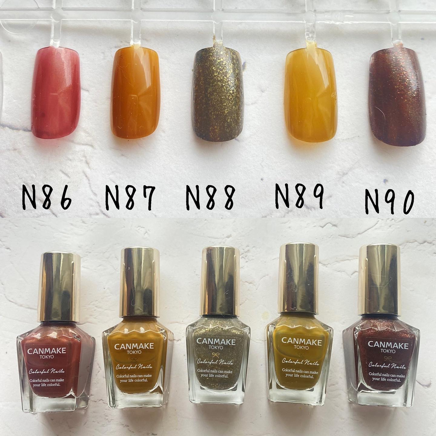 カラフルネイルズ/キャンメイク/マニキュアを使ったクチコミ（3枚目）