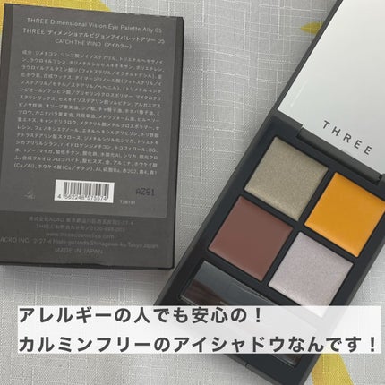 ディメンショナルビジョンアイパレットアリー 05 CATCH THE WIND/THREE/ジェル・クリームアイシャドウの画像