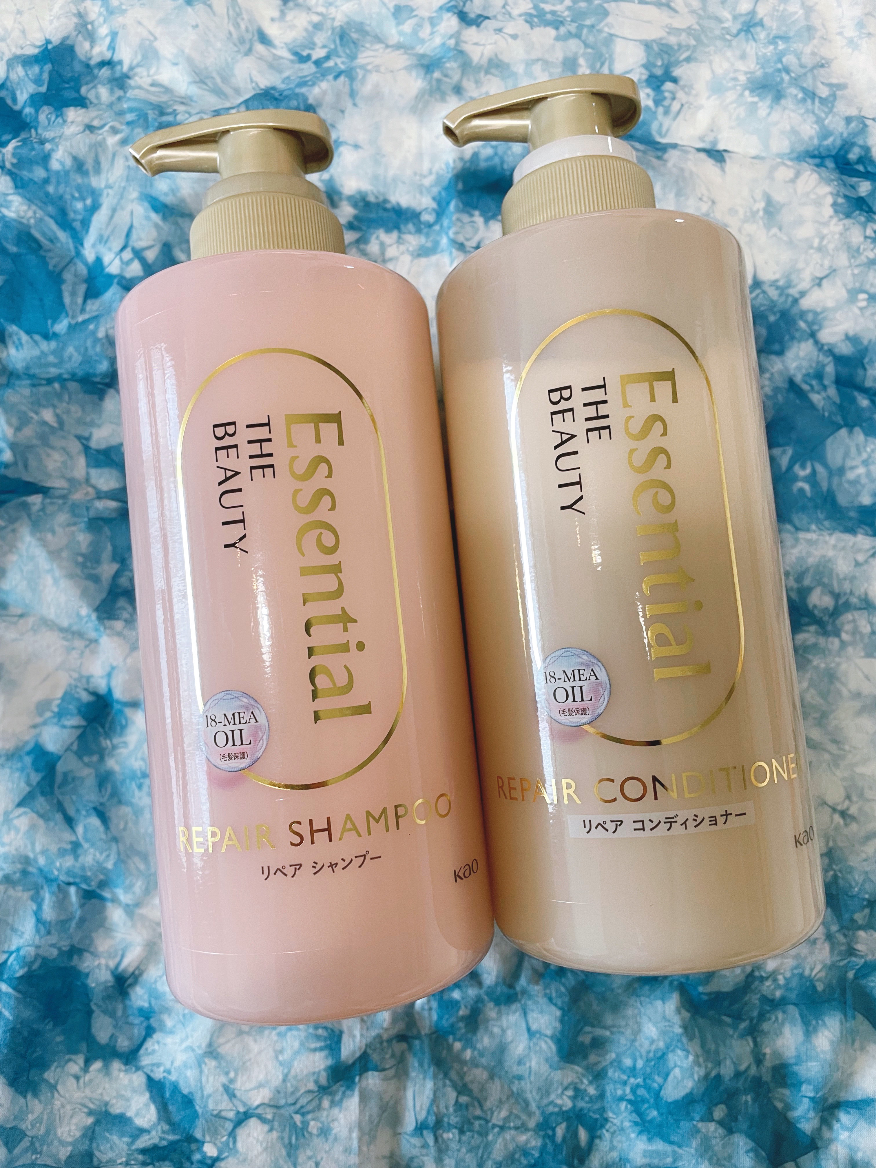 ザビューティ リペアシャンプー・コンディショナー/エッセンシャル/市販シャンプーを使ったクチコミ（1枚目）