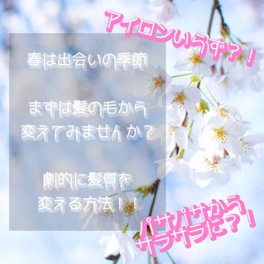 
はじめまして！

私の髪はパサパサでした。
外の仕事で紫外線を受け、学生時代も部活をしていたので蓄積されたダメージがひどかったです。

美容院に通ってトリートメントをしてもらっても結局家で何もしなけれ