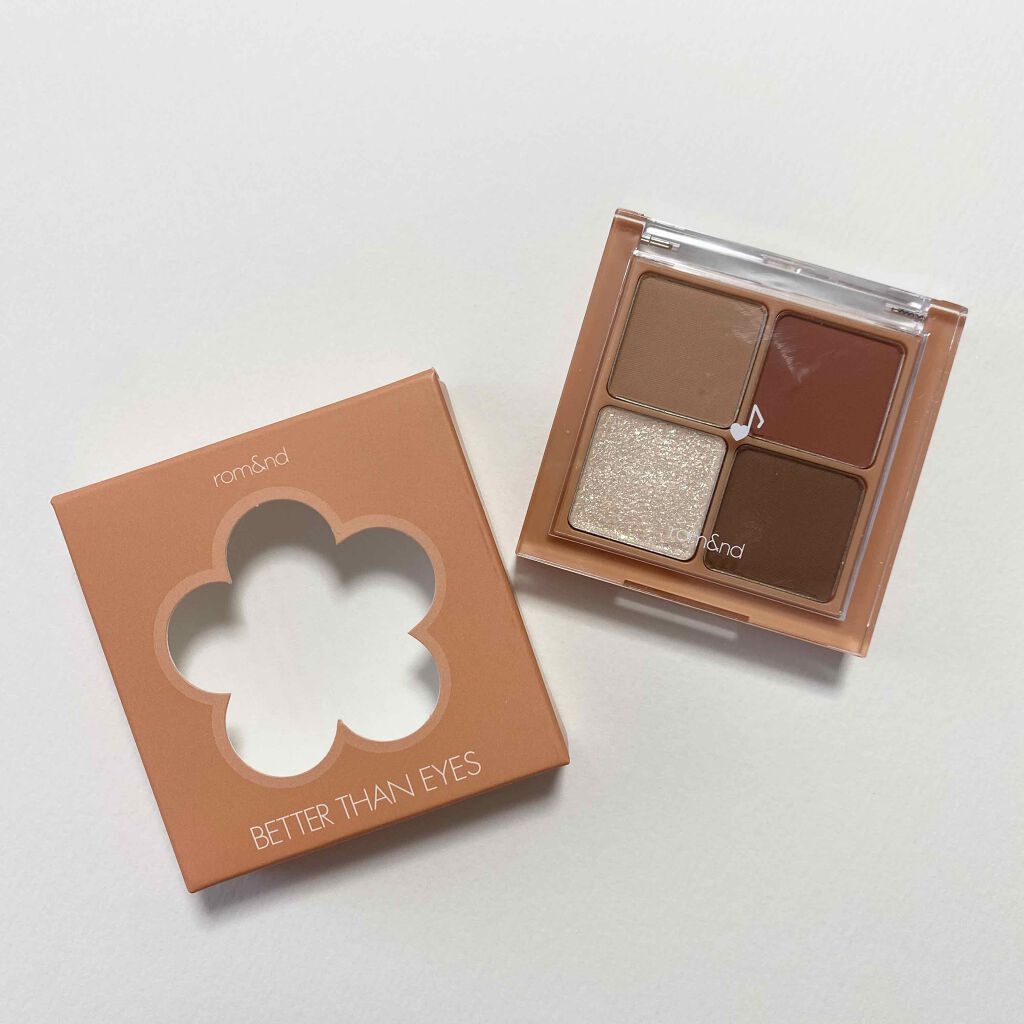 ベターザンアイズ/rom&nd/アイシャドウパレットを使ったクチコミ(1枚目)