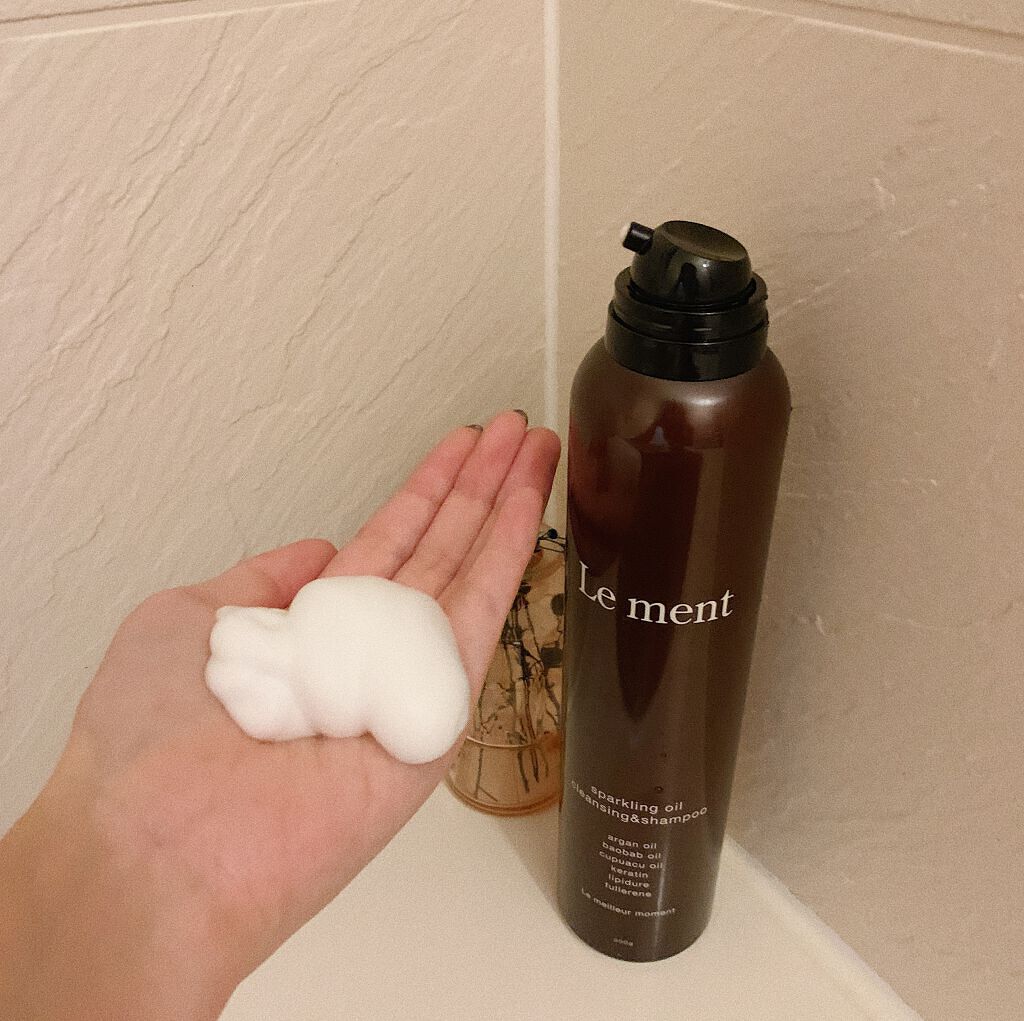 ルメント スパークリングオイル クレンジング&シャンプー/Le ment/市販シャンプーを使ったクチコミ(2枚目)