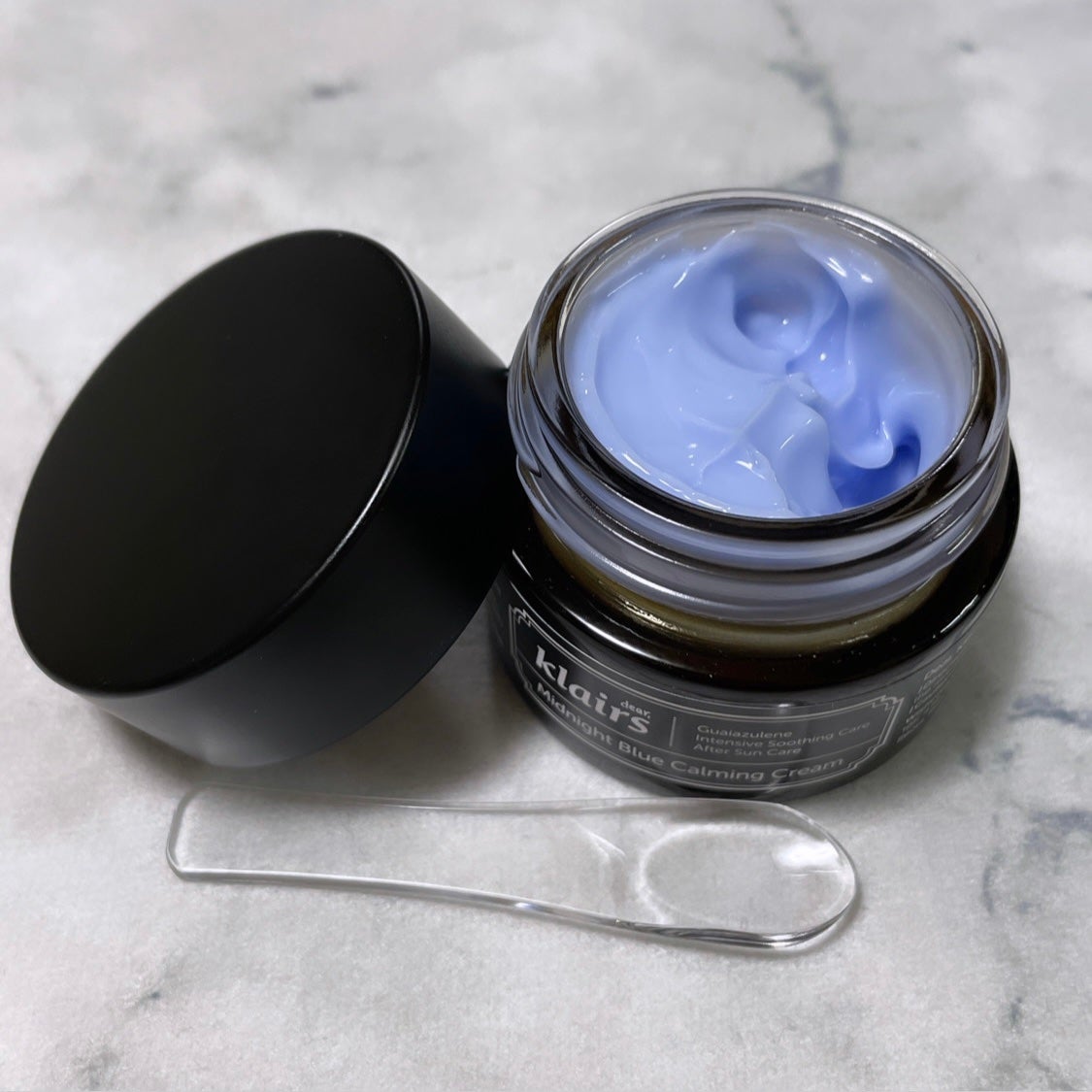 ミッドナイトブルーカーミングクリーム/Klairs/フェイスクリームを使ったクチコミ(2枚目)