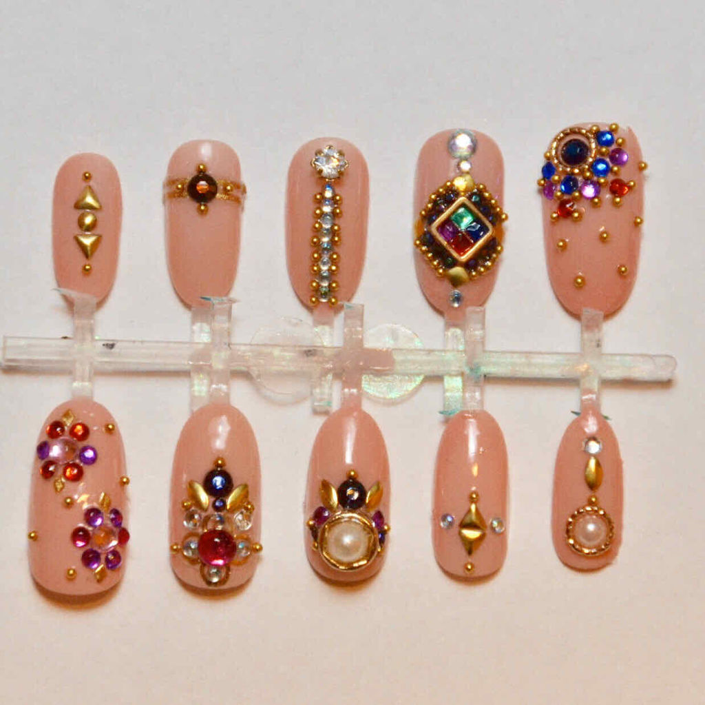 ネイルシール/DAISO/ネイルシールを使ったクチコミ（1枚目）