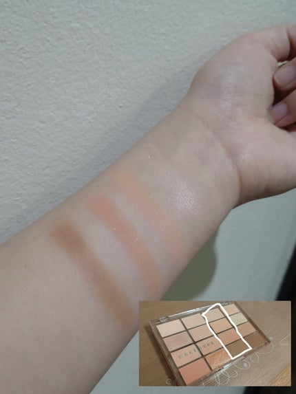 ソフトブラーリングアイパレット/wakemake/アイシャドウパレットを使ったクチコミ(5枚目)