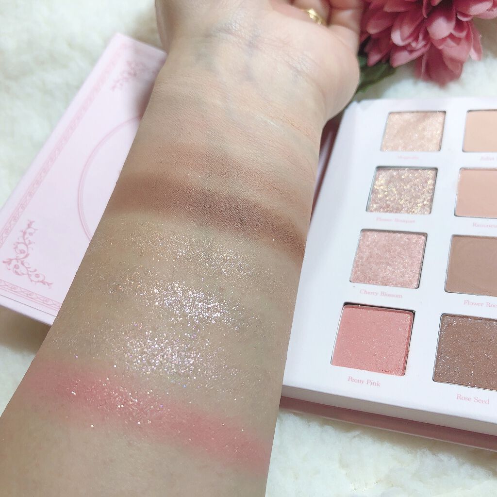 シャドウパレット 08 フラワーブック/dasique/アイシャドウパレットを使ったクチコミ（3枚目）