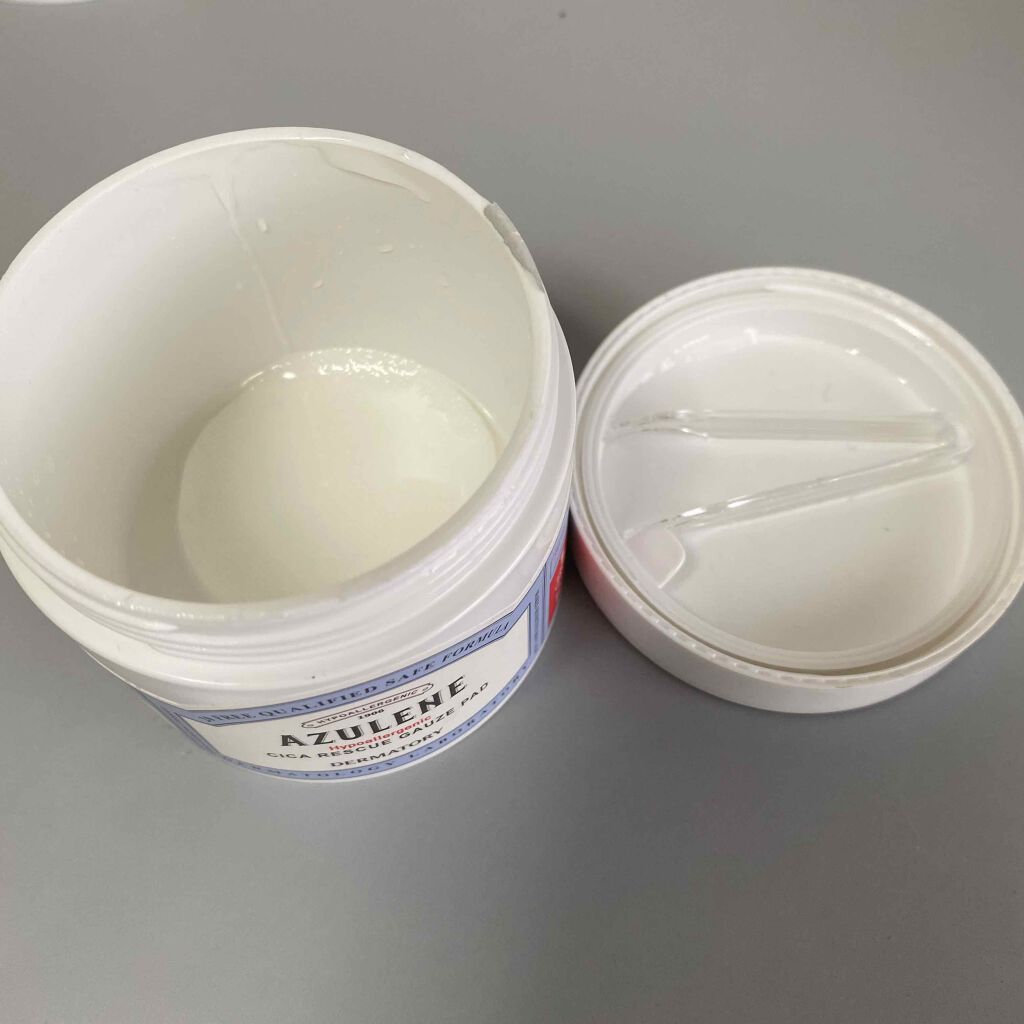 ハイポアレジェニック シカ レスキューガーゼパッド/Dermatory/シートマスク・パックを使ったクチコミ（2枚目）