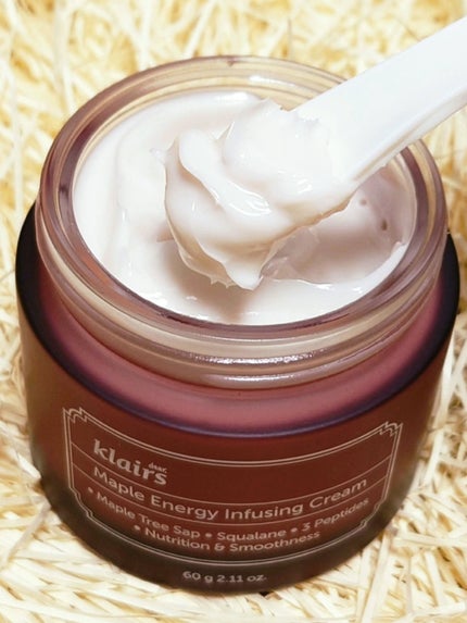 メープルエナジーインフュージングクリーム/Klairs/フェイスクリームを使ったクチコミ(4枚目)