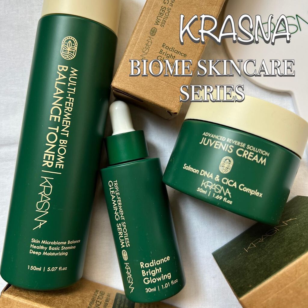 マルチ発酵バイオムバランストナー/KRASNA/化粧水を使ったクチコミ（1枚目）