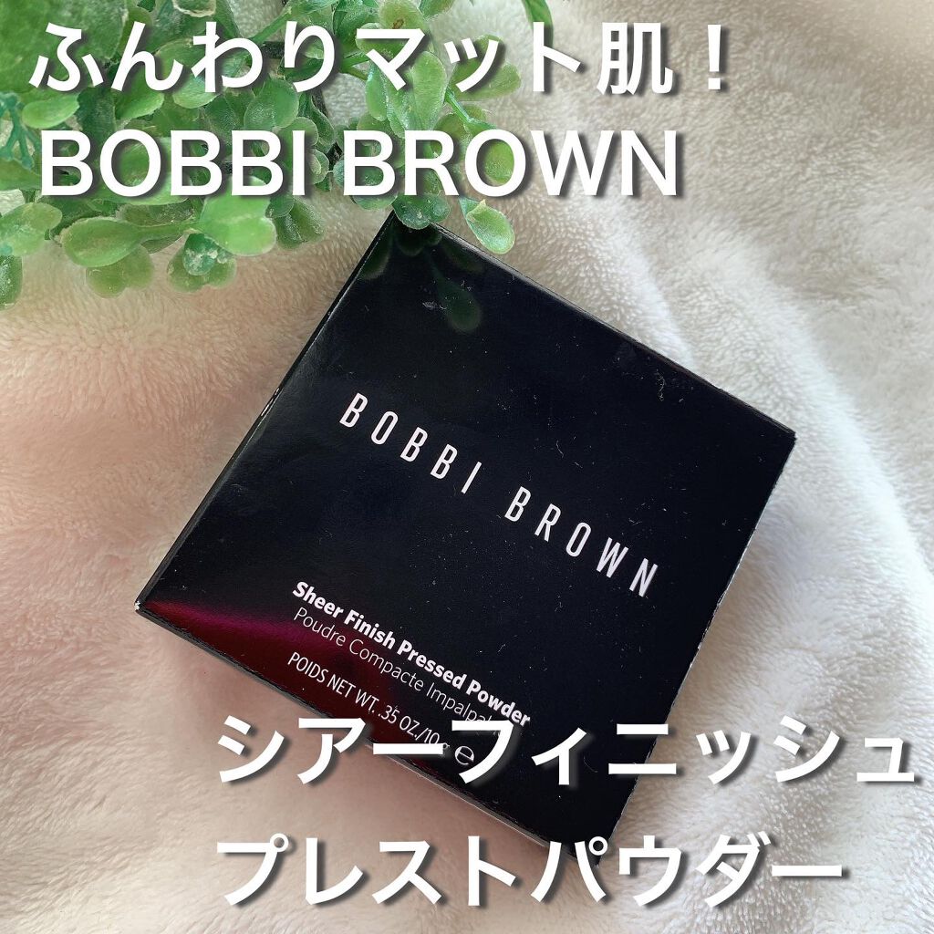 シアーフィニッシュ プレストパウダー 11 ソフトポーセリン/BOBBI BROWN/プレストパウダーを使ったクチコミ（1枚目）