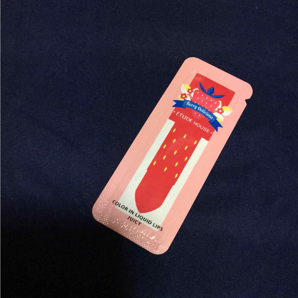 ベリーデリシャス カラーイン リキッドリップジューシー/ETUDE/口紅を使ったクチコミ(1枚目)