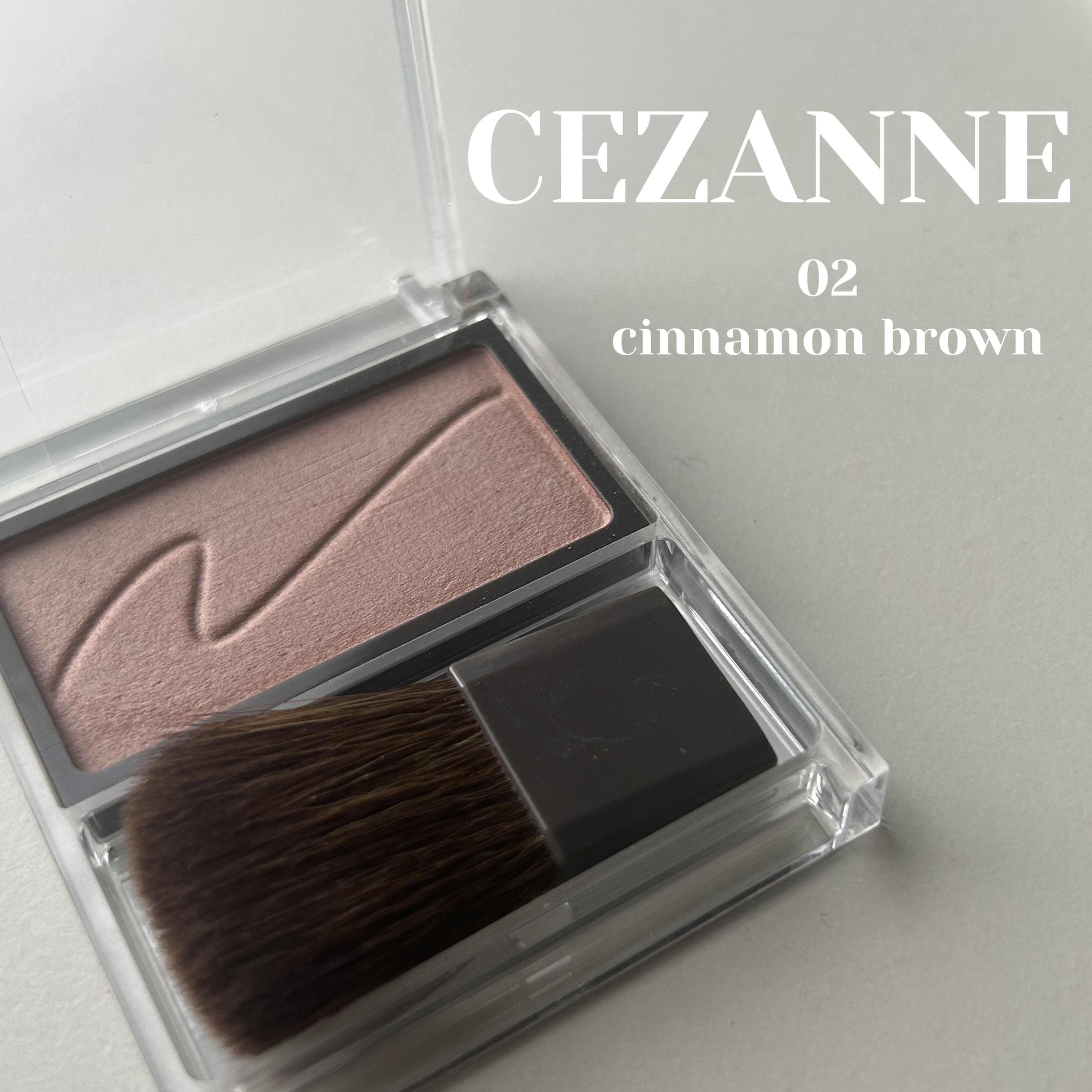 チークブラッシュ/CEZANNE/パウダーチークを使ったクチコミ（1枚目）
