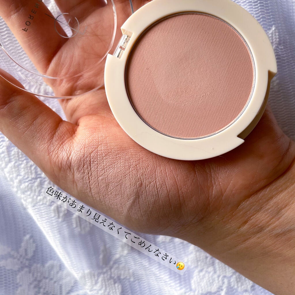 ベアブラッシャー パフ付き/フォレンコス/パウダーチークを使ったクチコミ(4枚目)