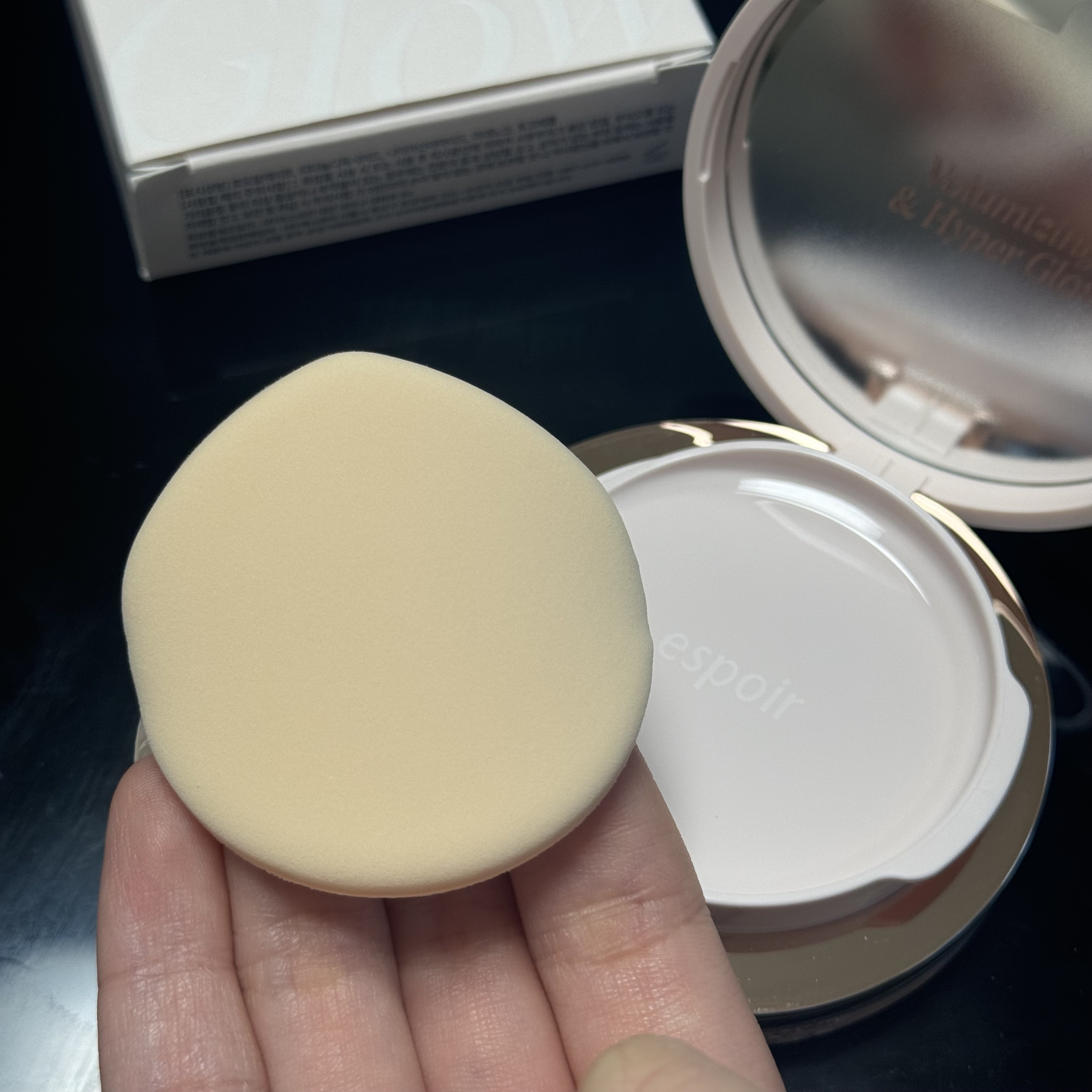 エスポア ビーグロー ボリュームクッション/espoir/クッションファンデーションを使ったクチコミ（3枚目）