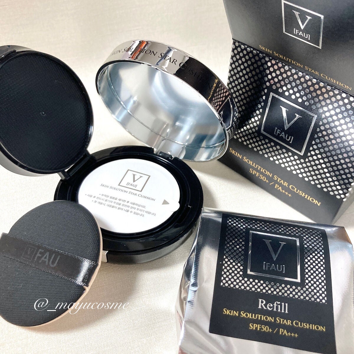 スキンソリューションスタークッション/FAU/クッションファンデーションを使ったクチコミ(3枚目)